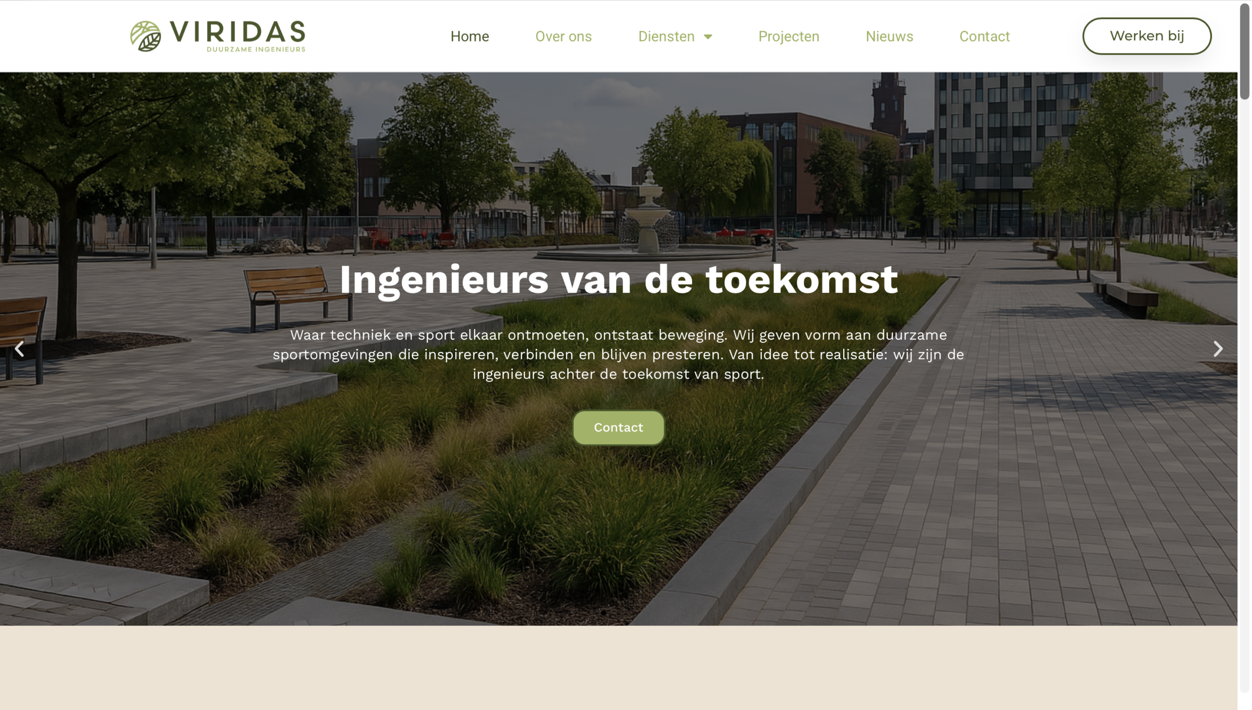Viridas website
